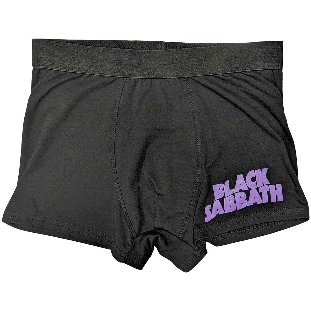 Black Sabbath - Wavy Logo Boxershorts - Zwart